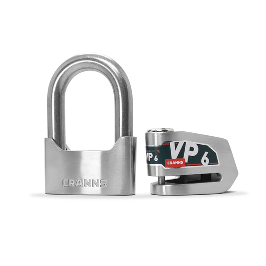 CRANNS VP6 + PN70 Ultimate Motorcycle Security Combo – One Key, Triple Protection! - Disc Lock Alarm Bluetooth Antivol Moto Bloque Disque Alarme