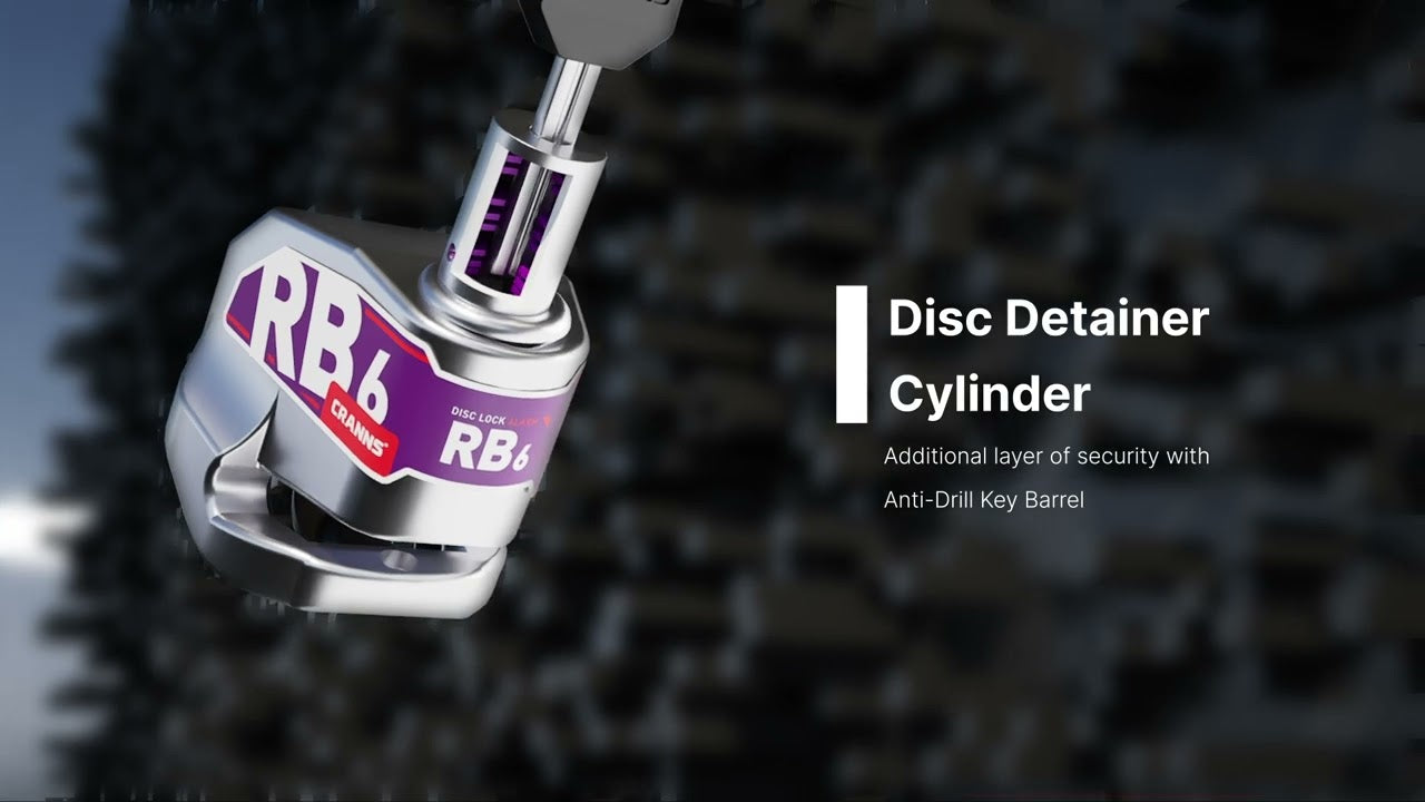 Load video: Cranns Motorcycle disc lock review, Antivol