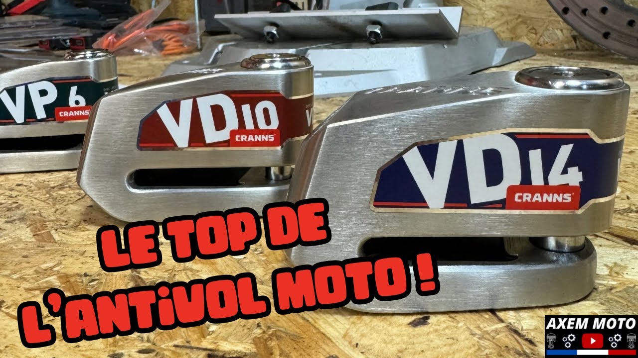Load video: Cranns Motorcycle disc lock review, Antivol