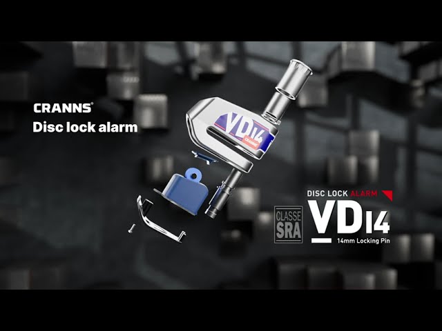 Load video: Cranns Motorcycle disc lock review, Antivol