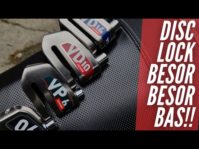 Load video: Cranns Motorcycle disc lock review, Antivol
