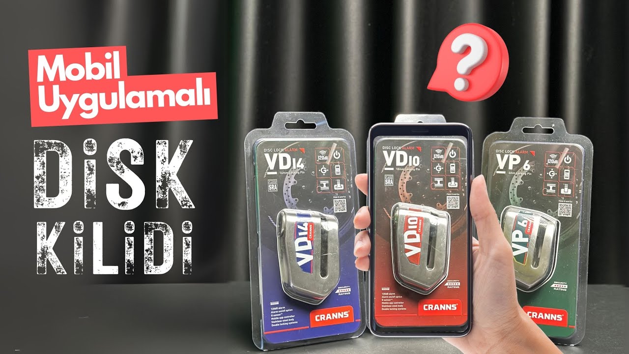 Load video: Cranns Motorcycle disc lock review, Antivol