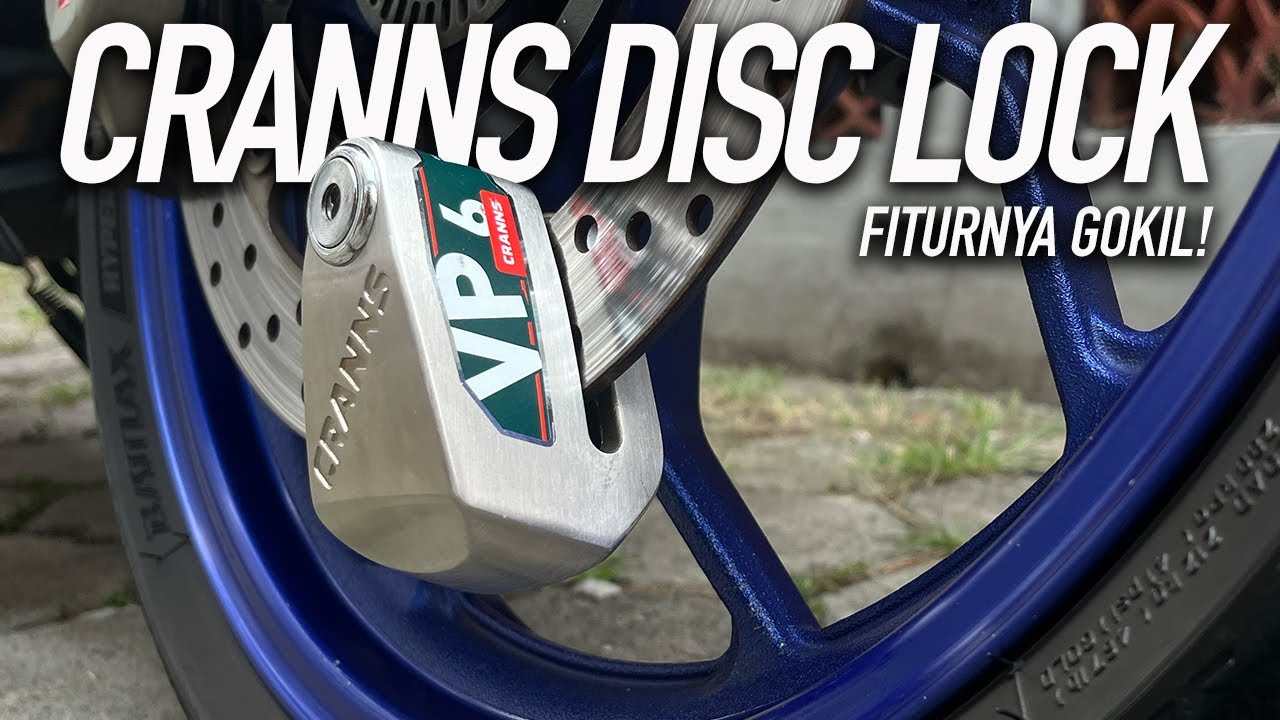 Load video: Cranns VP6 Zero6 Motorcycle disc lock review, Antivol